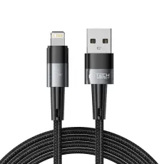Tech-Protect 2 m 12W/2.4A Lightning Kabel UltraBoost Gr&aring;