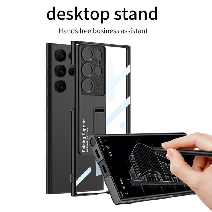 Bild 2, GKK Galaxy S24 Ultra Skal Hybrid Kickstand Röd