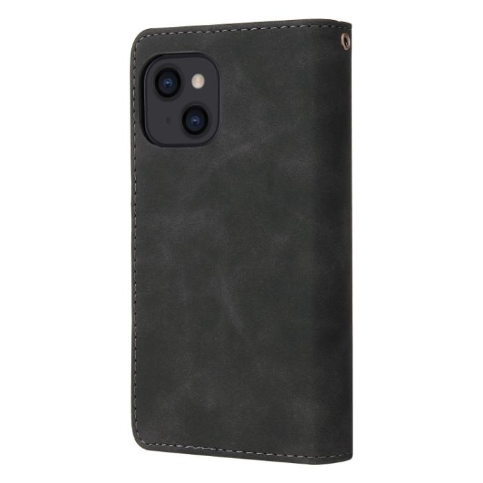 Bild 3, iPhone 14 Fodral Multifunktionell Flerfack Svart