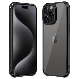 LEEU DESIGN iPhone 16 Pro Skal Airbag Hybrid Svart