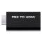 RAPTOR Adapter HDMI till PS2 Svart