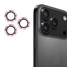 ENKAY Phone 17 Pro Max / 17 Pro Linsskydd H&auml;rdat Glas Rosa