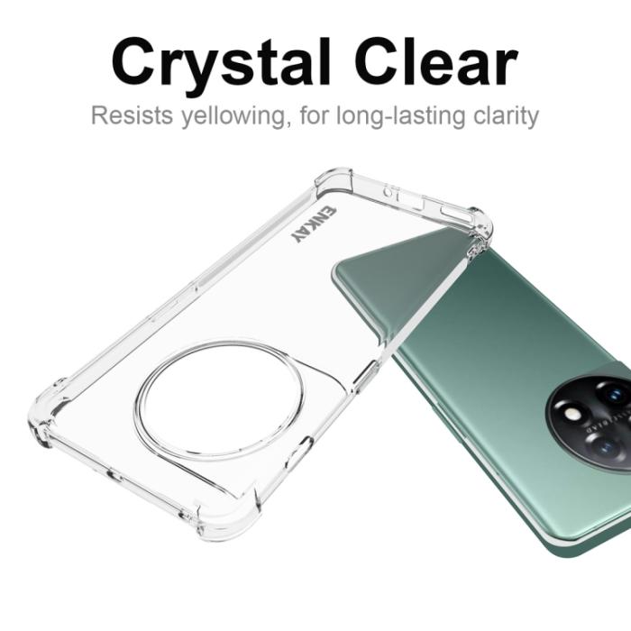 Bild 3, ENKAY OnePlus 11 5G Skal Shockproof TPU Transparent