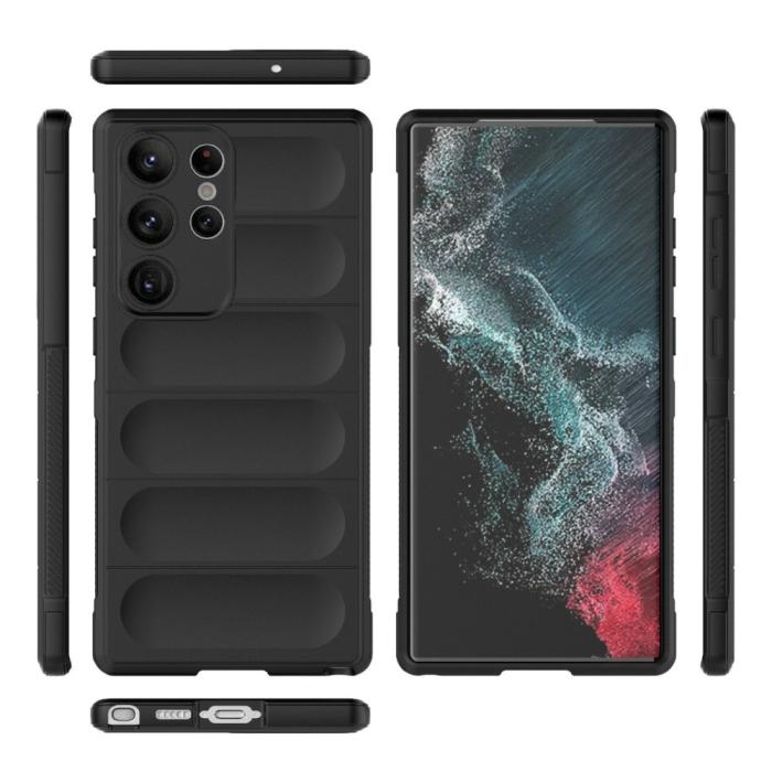 Bild 6, Samsung Galaxy S23 Ultra Skal Magic Shield Mörk Grå