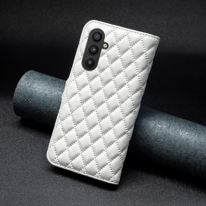 Bild 5, Samsung Galaxy A25 5G Fodral Diamond Läder Vit