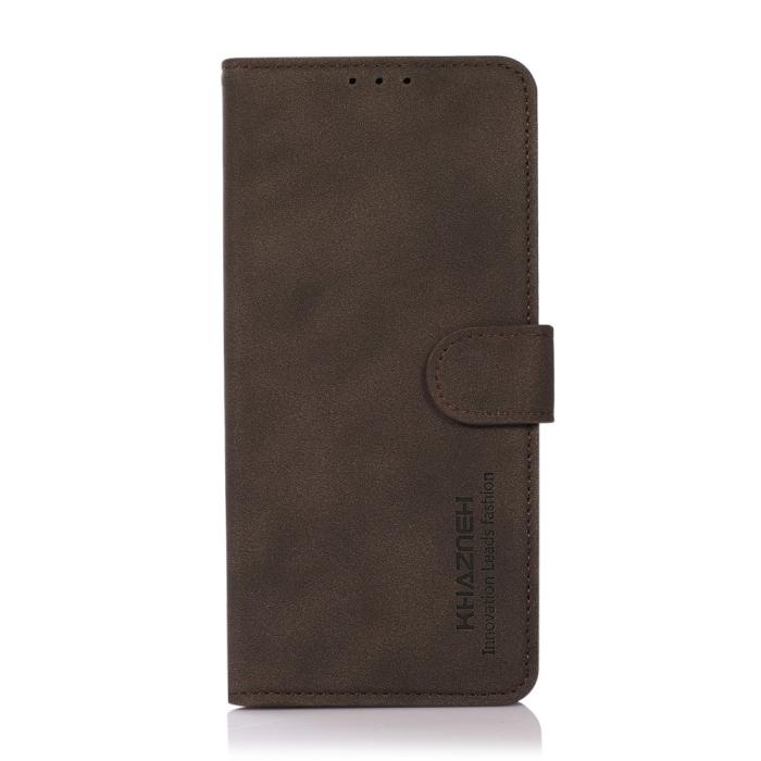Bild 6, KHAZNEH Xiaomi Redmi Note 14 4G Fodral Retro Läder Brun