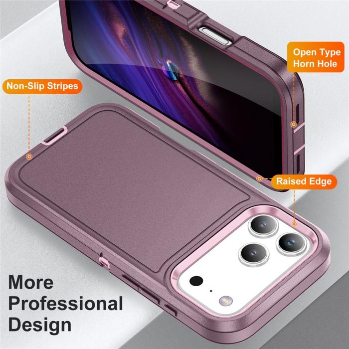 Bild 3, iPhone 17 Pro Skal Extreme Shockproof Hybrid Lila