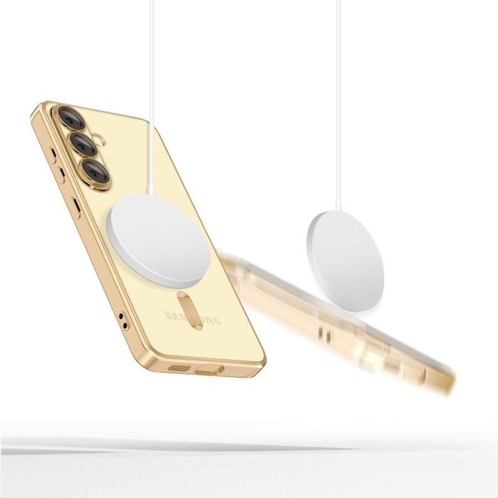 Bild 4, Tech-Protect Galaxy A56 5G Skal MagSafe MagFlex Shiny Gold