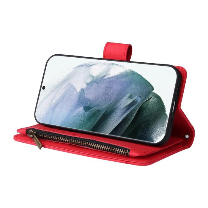 Bild 4, Samsung Galaxy S22 Ultra Fodral Multifunktionellt Röd