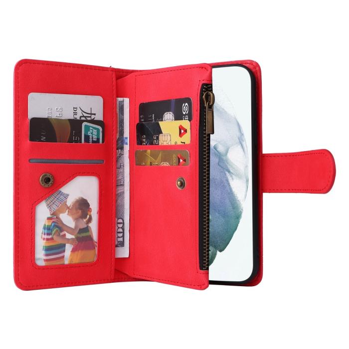 Bild 6, Samsung Galaxy S22 Ultra Fodral Multifunktionellt Röd