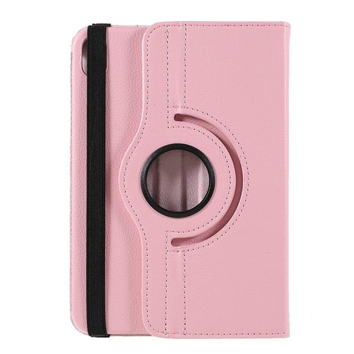 Bild 4, iPad Mini 2024/2021 Fodral 360° Rotation Litchi Ljus Rosa