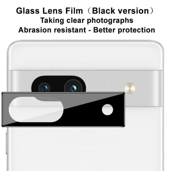 Bild 3, IMAK Google Pixel 7A Linsskydd Härdat Glas Svart