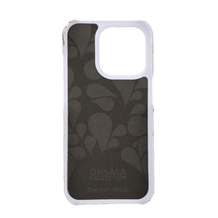 Bild 3, ONSALA iPhone 15 Pro Mobilskal MagSafe Marmor White Rhino