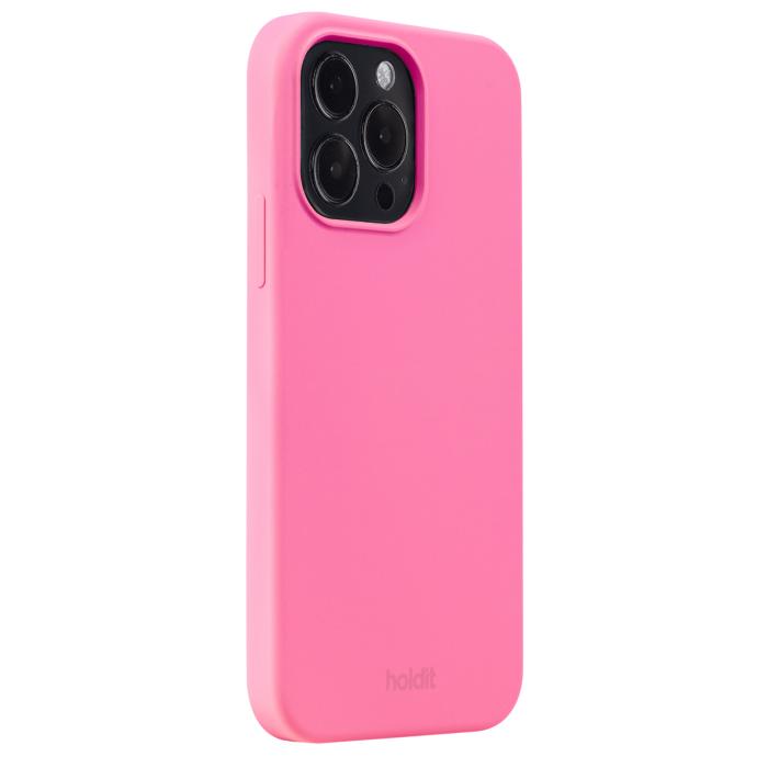 Bild 2, holdit iPhone 14 Pro Max Skal Silikon Bright Pink