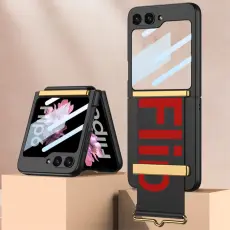 GKK Galaxy Z Flip 6 / 7 FE Skal Bälte Hybrid Svart/Röd