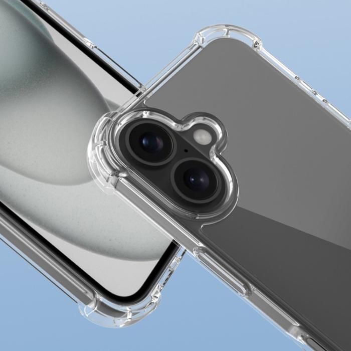 Bild 4, iPhone 16 Plus Skal Shockproof Transparent