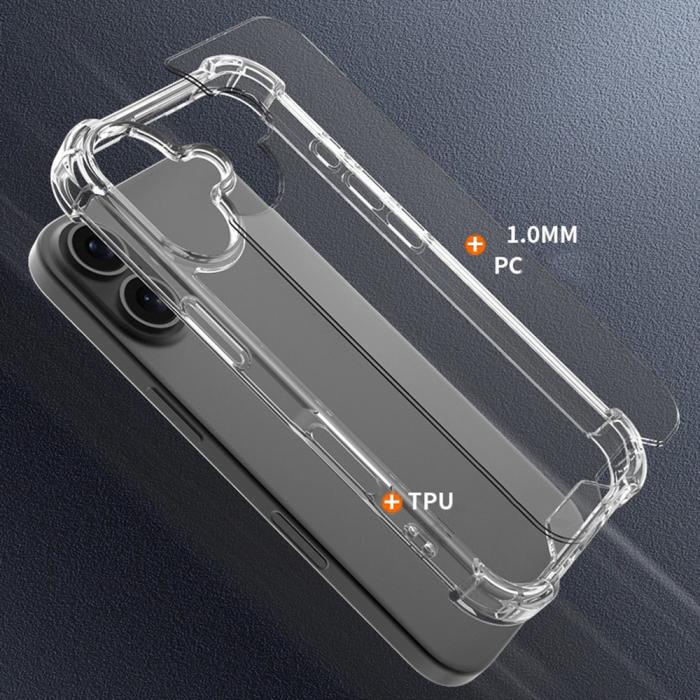 Bild 6, iPhone 16 Plus Skal Shockproof Transparent