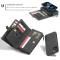 CASEME iPhone 13 Fodral/Skal Magnet 2in1 Multifunktionell Svart