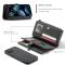 CASEME iPhone 13 Fodral/Skal Magnet 2in1 Multifunktionell Svart