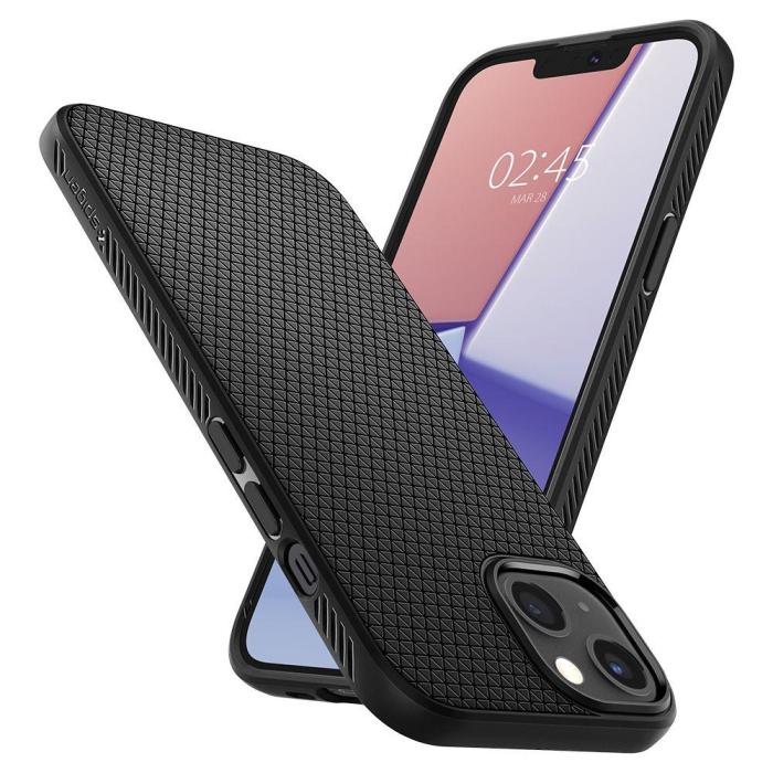 Bild 6, Spigen iPhone 13 Skal Liquid Air Svart