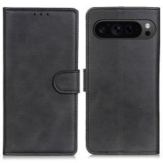 Google Pixel 10 Pro XL/ 9 Pro XL Fodral L&auml;der Svart