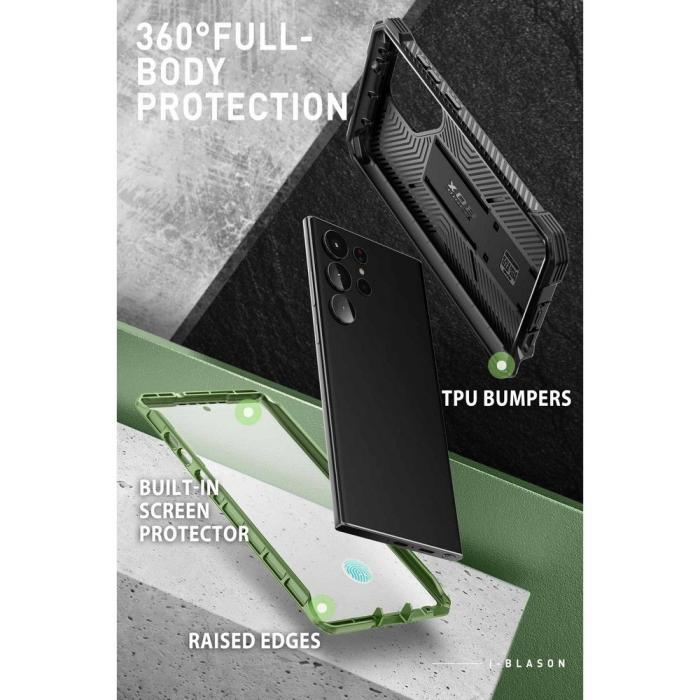 Bild 5, Supcase Galaxy S23 Ultra Skal 2-SET Iblsn ArmorBox Guldan