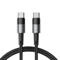 Tech-Protect 1 m 60W/3A PD USB-C - USB-C Kabel UltraBoost Gr&aring;