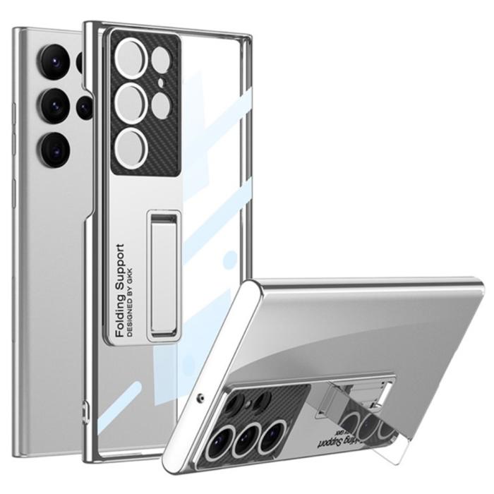 Bild 1, GKK Galaxy S24 Ultra Skal Hybrid Kickstand Silver
