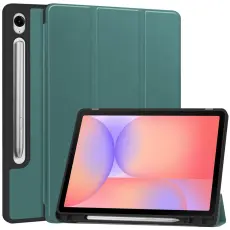 Samsung Galaxy Tab S10 Lite Fodral Tri-Fold Pennh&aring;llare Gr&ouml;n