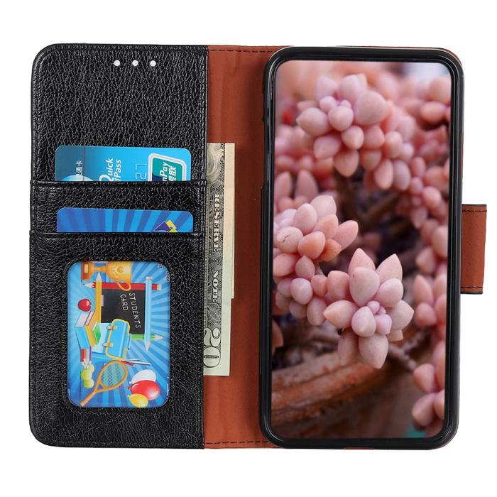 Bild 3, OnePlus 15 Fodral Läder Nappa Textur Svart
