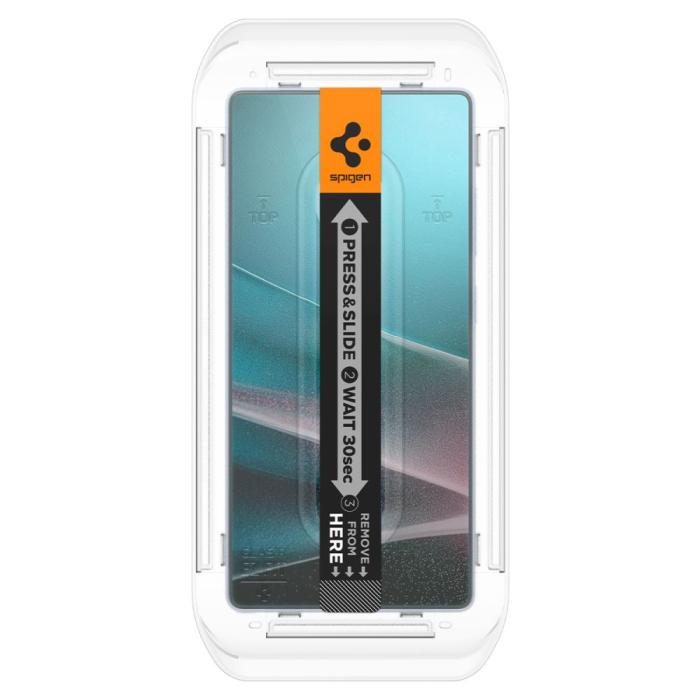 Bild 3, Spigen Galaxy S25 Ultra 2-PACK Skärmskydd GLAS.tR 