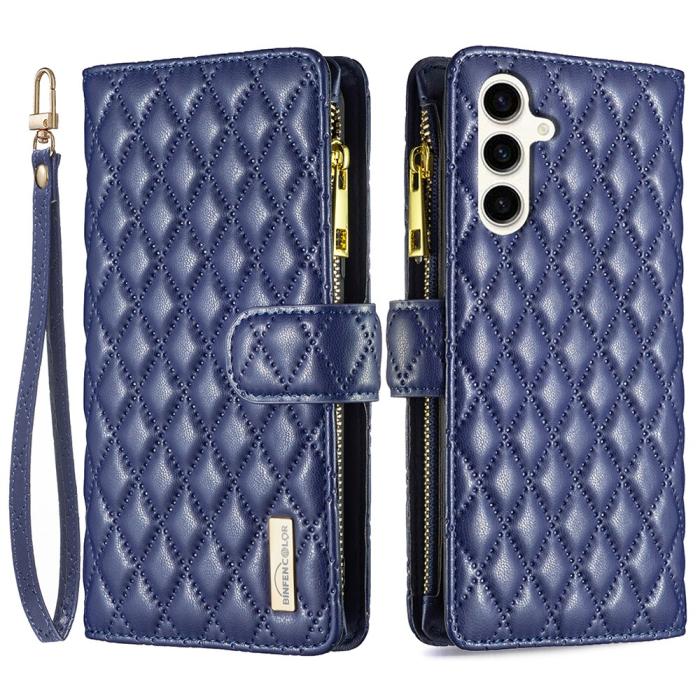 Bild 1, Samsung Galaxy S24 FE Fodral Diamond Multifunktionell Mörk Blå