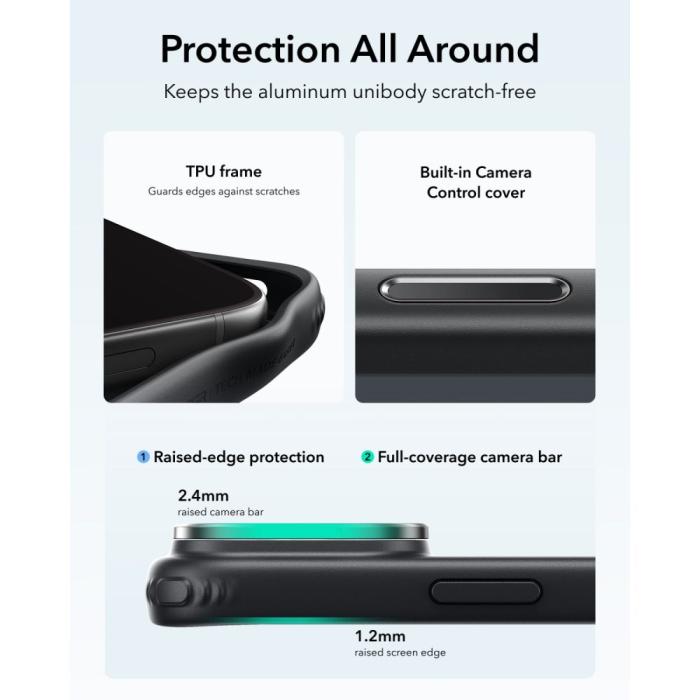 Bild 5, ESR iPhone 18 Pro / 17 Pro Skal MagSafe Hybrid Kickstand