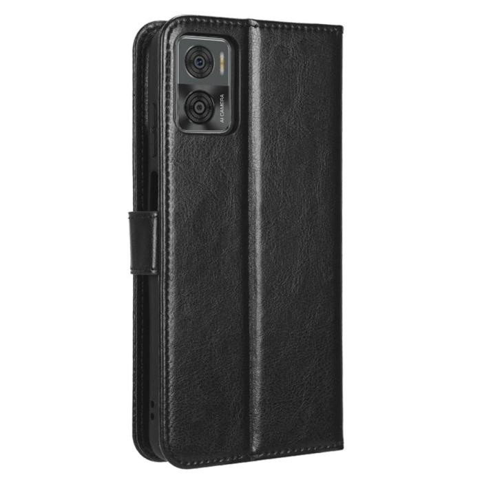 Bild 6, Motorola Moto E22i Fodral Läder Svart