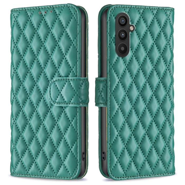 Bild 1, Samsung Galaxy A25 5G Fodral Diamond Läder Grön