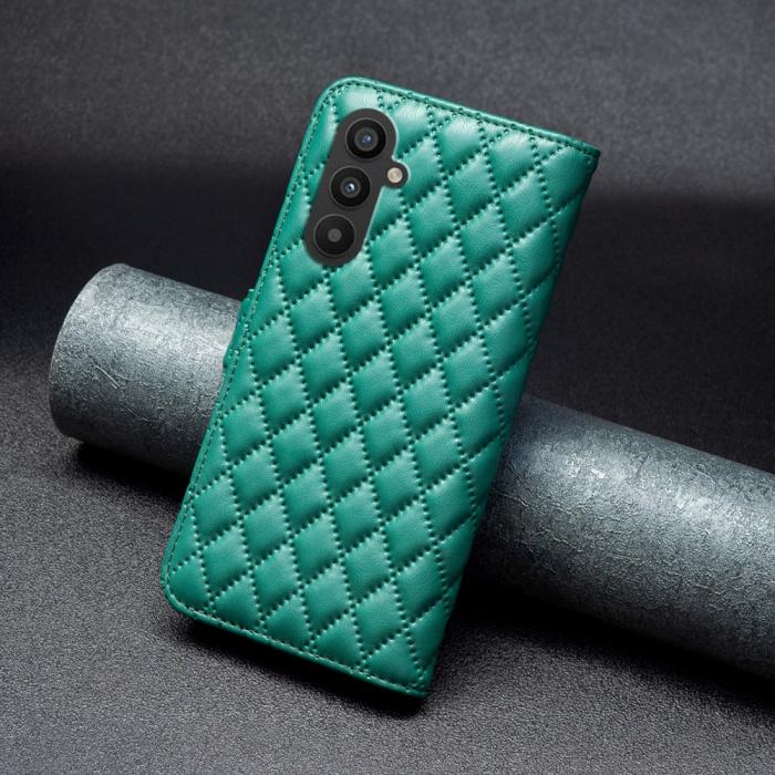 Bild 5, Samsung Galaxy A25 5G Fodral Diamond Läder Grön