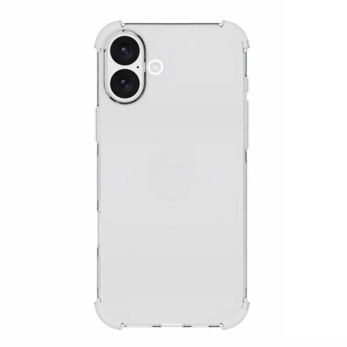 Bild 2, iPhone 16 Shockproof Transparent TPU Skal