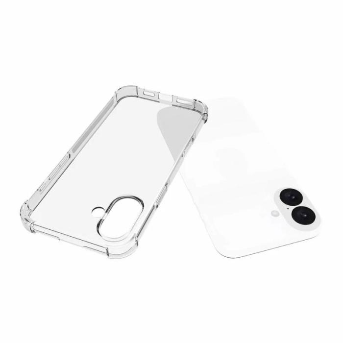 Bild 3, iPhone 16 Shockproof Transparent TPU Skal
