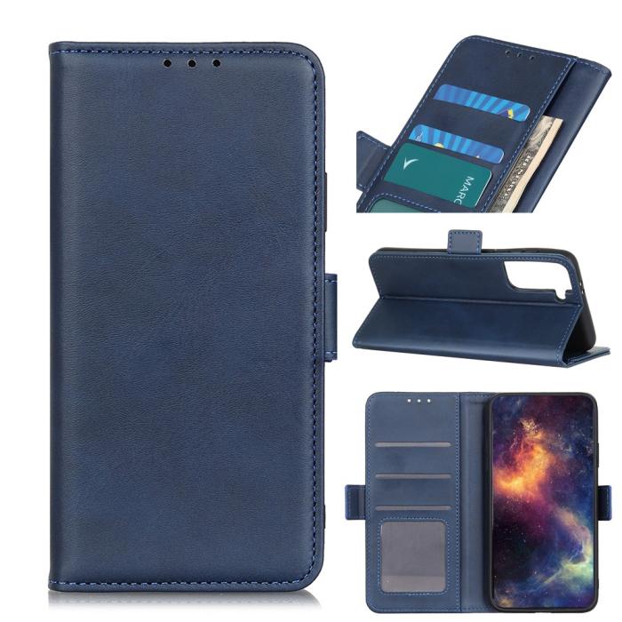 Bild 1, Samsung Galaxy S21 Plus - Plånboksfodral Med Magnetisk Stängning - Blå