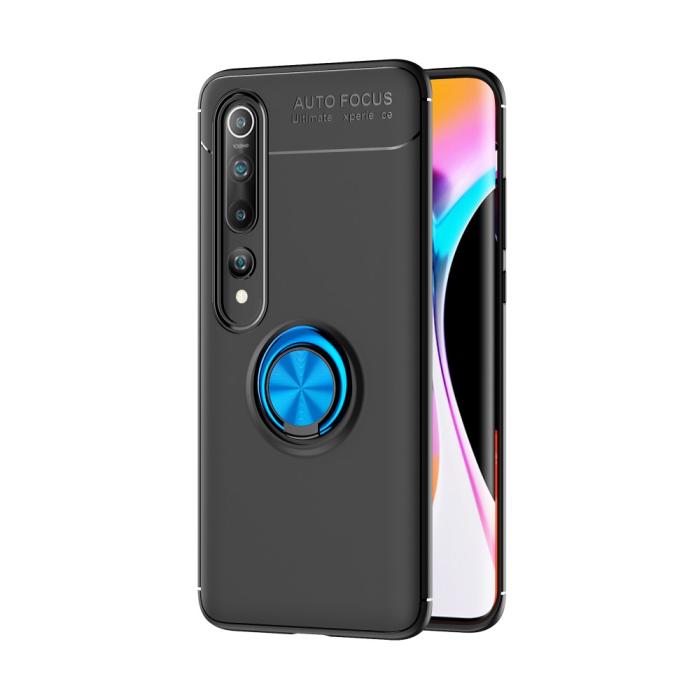 Bild 1, Xiaomi Mi 10 / 10 Pro - Ring Skal - Svart/Blå