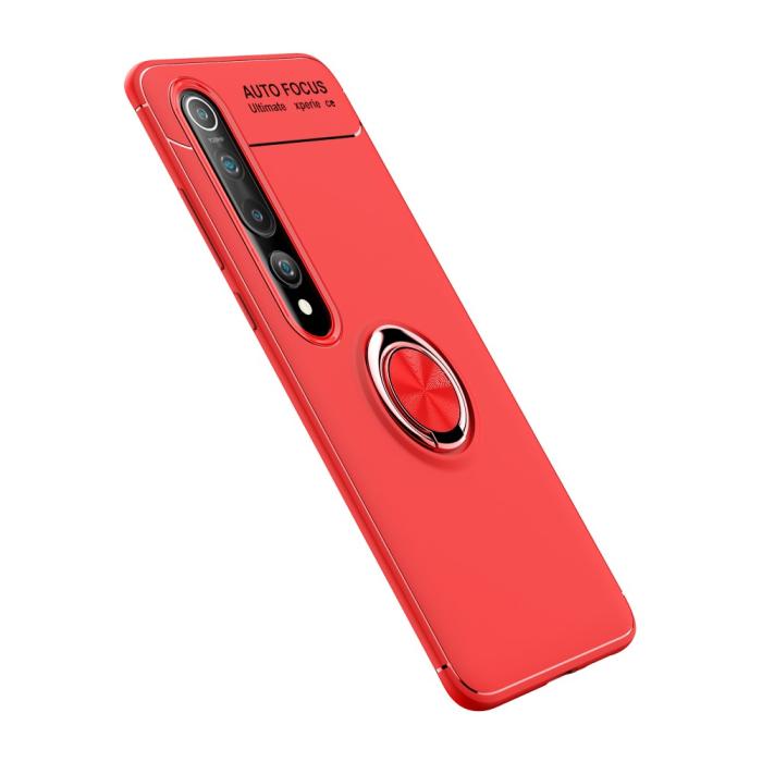 Bild 3, Xiaomi Mi 10 / 10 Pro - Ring Skal - Röd
