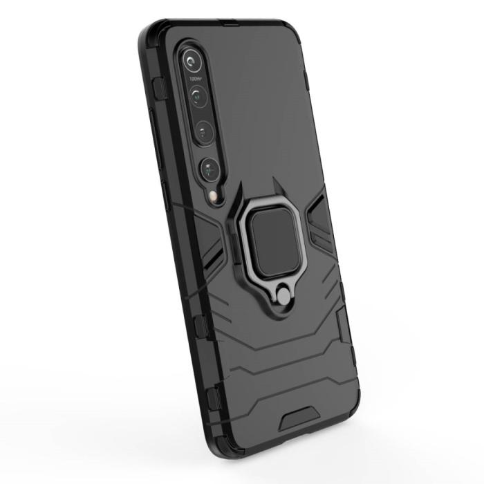 Bild 4, Xiaomi Mi 10 / 10 Pro - Ring Skal - Svart