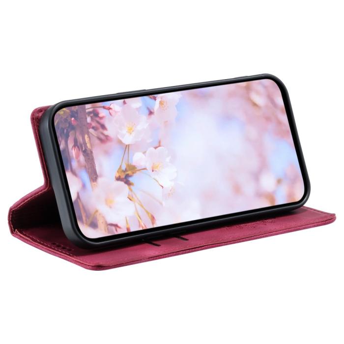Bild 3, Samsung Galaxy S24 Ultra Fodral Flip Mandala Läder Rosa