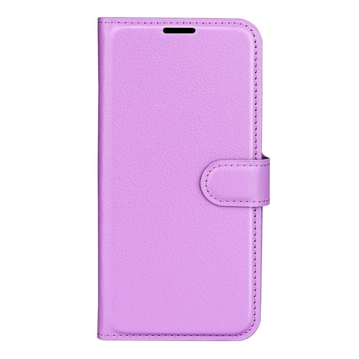 Bild 4, Xiaomi 17T Pro Fodral Litchi Läder Lila