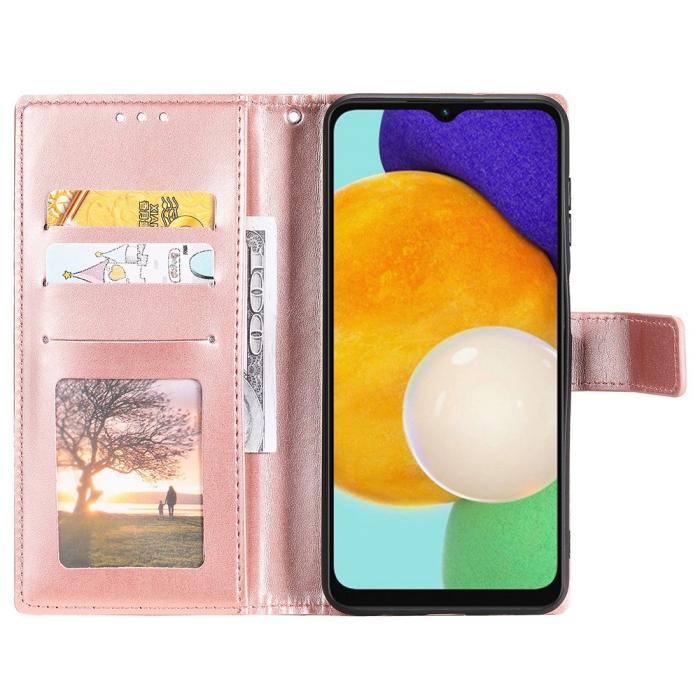 Bild 2, Samsung Galaxy A54 5G Fodral Mandala Läder Roséguld