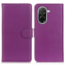 Xiaomi Redmi A5 Fodral Litchi L&auml;der Lila