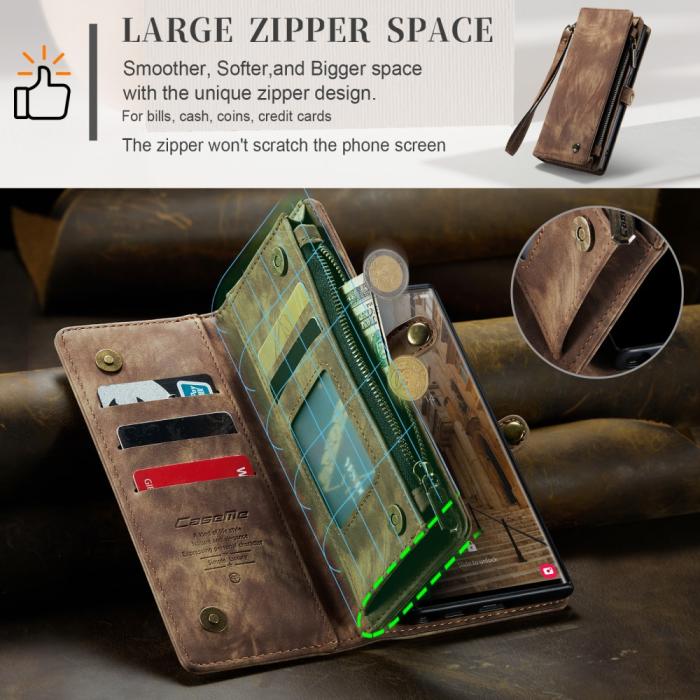 Bild 6, CASEME Galaxy S23 Ultra Fodral/Skal Magnet 2in1 Multifunktionell