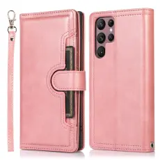 Samsung Galaxy S22 Ultra Fodral Multifunktionellt Ros&eacute;guld