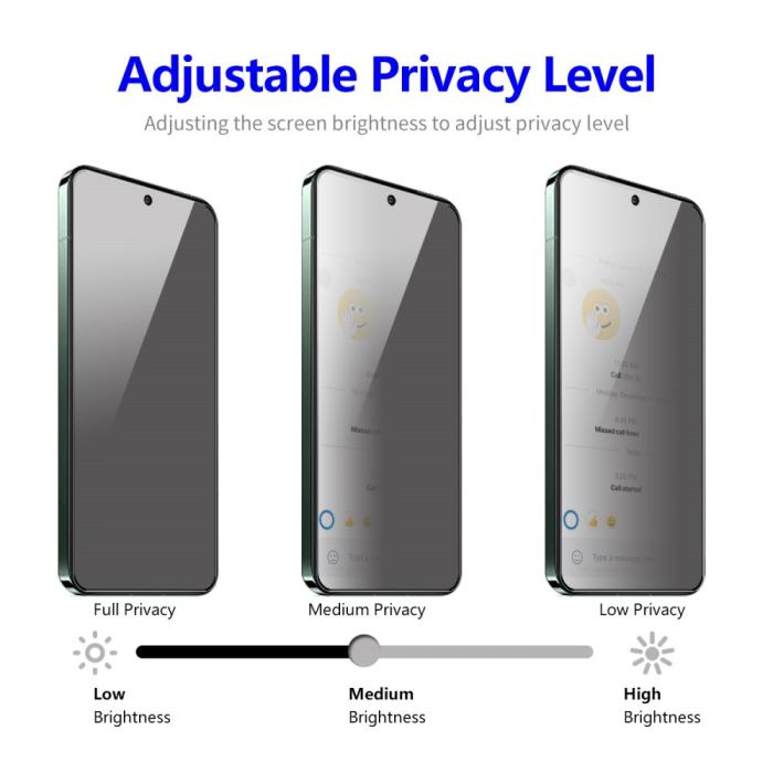 Bild 4, ENKAY Galaxy A35 5G Skärmskydd Härdat Glas Privacy