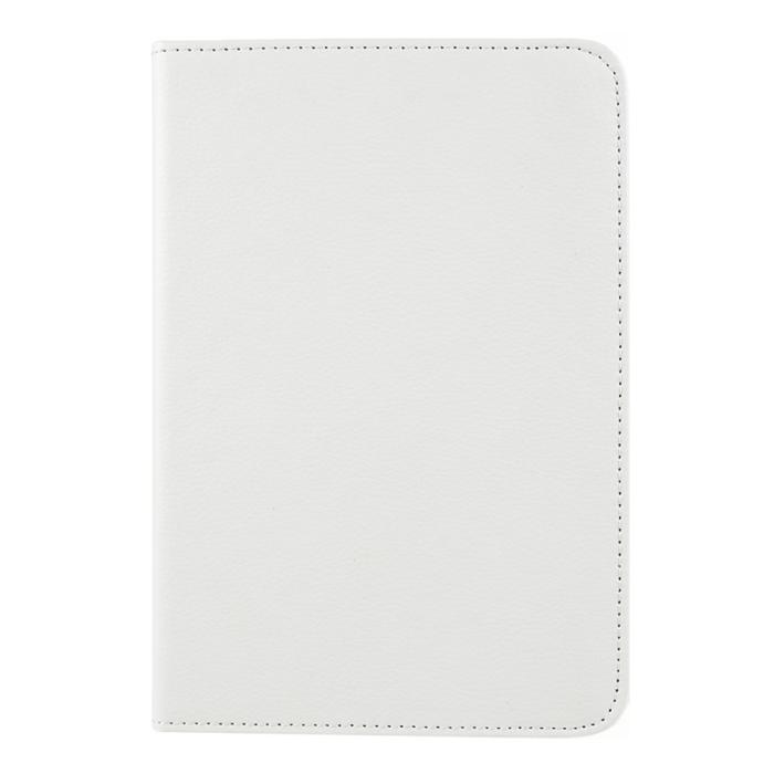 Bild 2, iPad Mini 2024/2021 Fodral 360° Rotation Litchi Vit